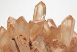 Tangerine Quartz Crystal Cluster - Madagascar #205636-4